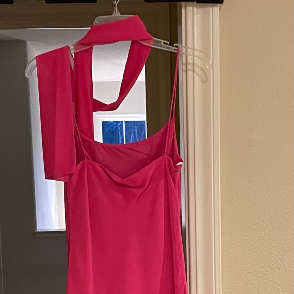 Hot pink cocktail dress